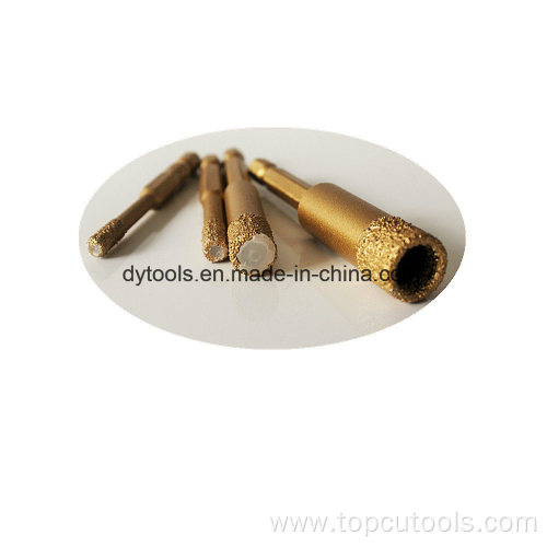 Good Performance Vacuum Brazed Diamond Core Drill Bit for Drilling Tile